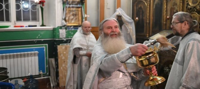 Праздник Крещения Господня в Свято-Троицком Архиерейском подворье г.Ирбит