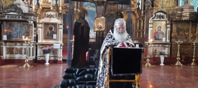 Первая Пассия отслужена в Свято-Троицком Архиерейском подворье г.Ирбит