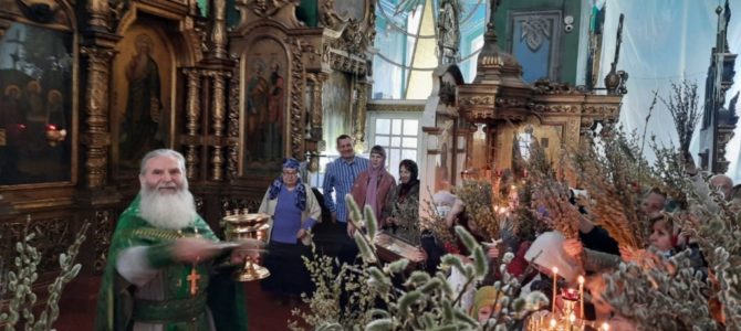 Вербное воскресенье в Свято-Троицком Архиерейском подворье г. Ирбит